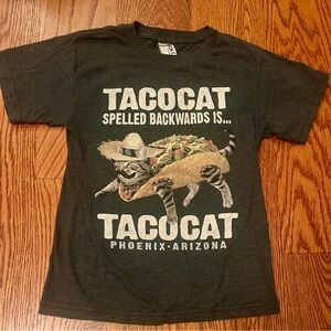 Black Tacocat Kids T-Shirt